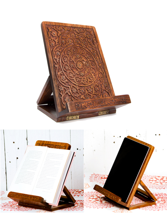 Rosewood Tablet & Book Stand