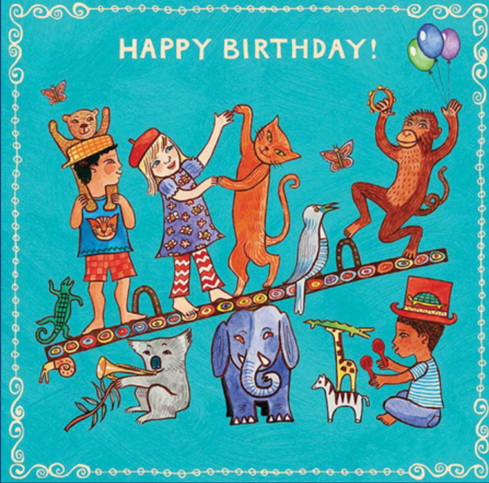 Animal Birthday Card