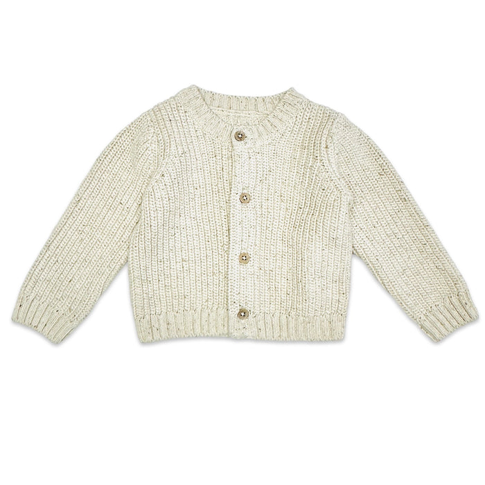 Organic Cotton Chunky Knit Baby Cardigan