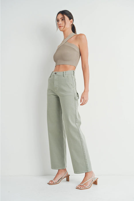 The Cargo Wide Leg Jean