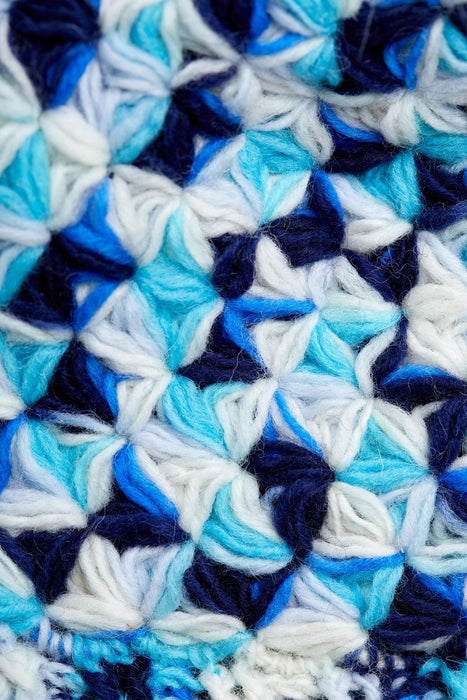 Addison Blue Crochet Handwarmers