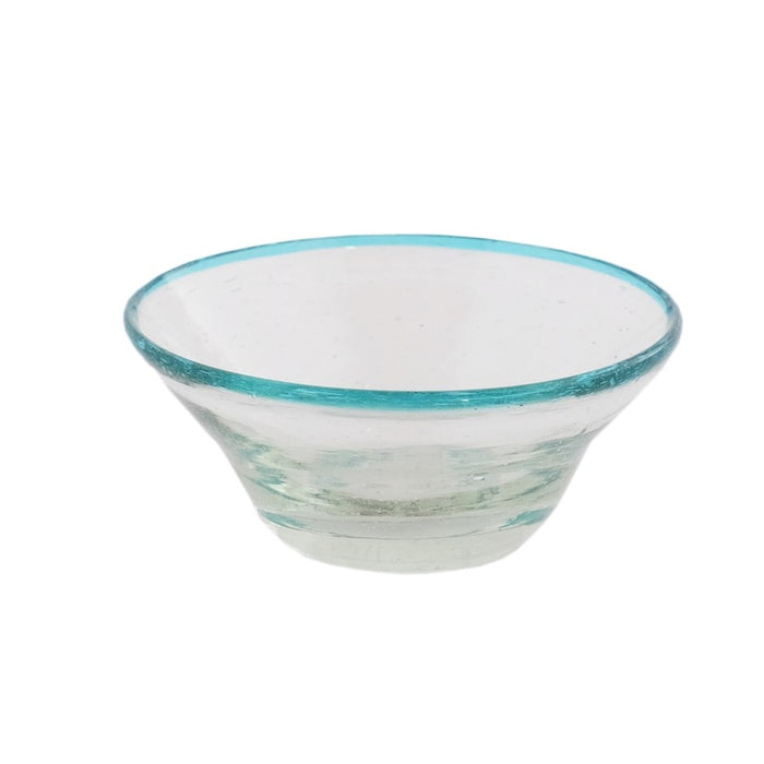 Tiny Aqua Rim Bowl