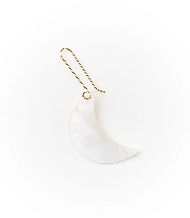 Rajani Crescent Moon Drop Earrings