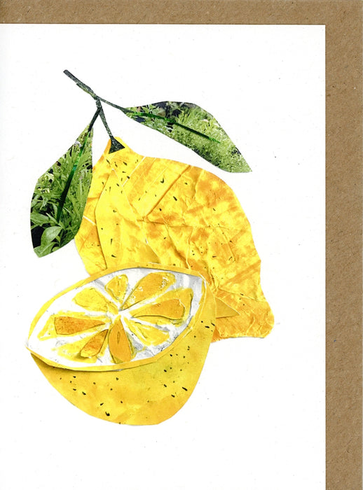 Lemon Collage Greeting A6 Card