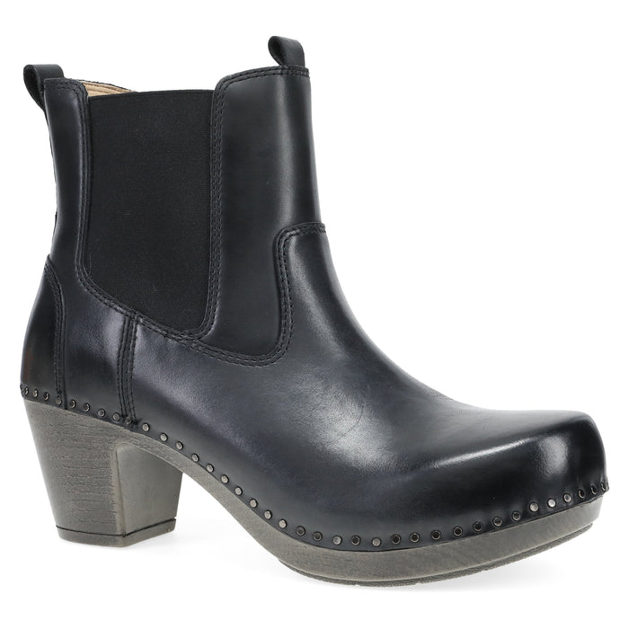 Shayna Burnished Heeled Boot