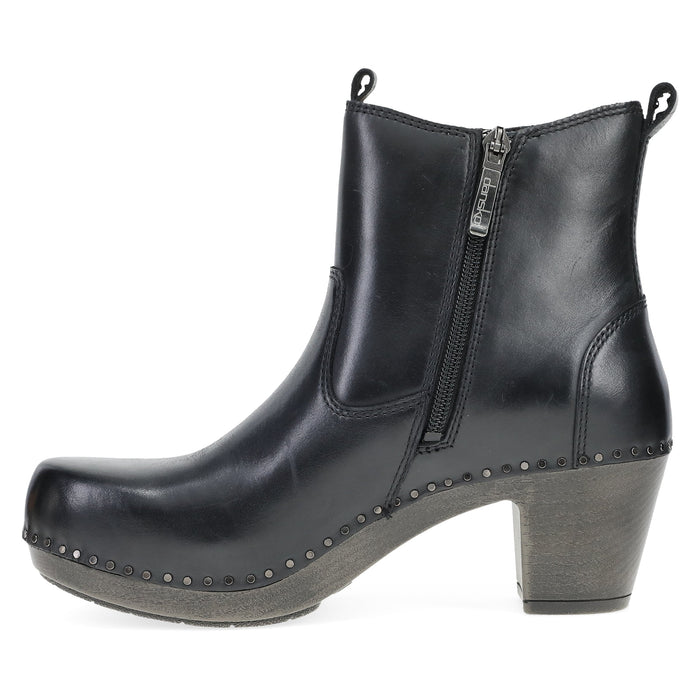 Shayna Burnished Heeled Boot