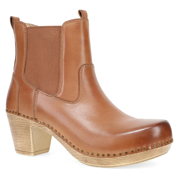 Shayna Burnished Heeled Boot