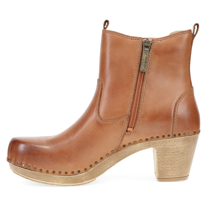 Shayna Burnished Heeled Boot