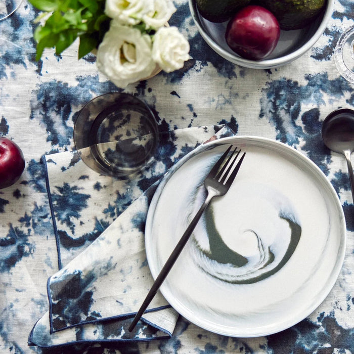 Grey Marble Table Runner