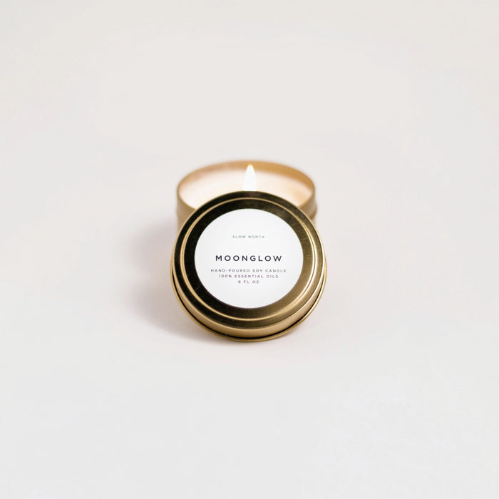 Moonglow Travel Tin Candle