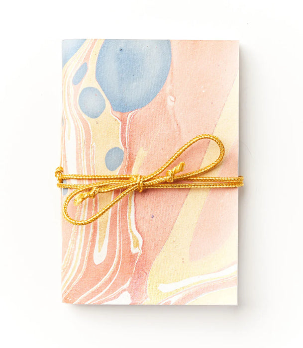 Nikhila Marbled 4x6 Recycled Paper Journal