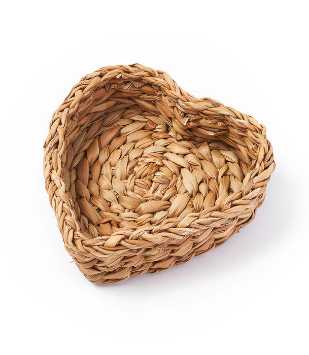 Alaya Hand Woven Heart Basket