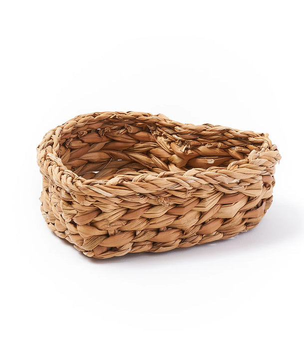 Alaya Hand Woven Heart Basket