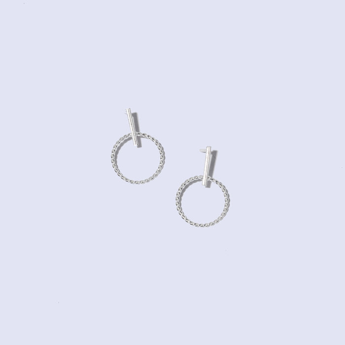 Mooring Earrings - Sterling Silver