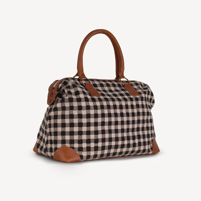 Malti Weekender - Ink Gingham