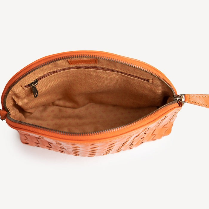 Woven Halfmoon Crossbody