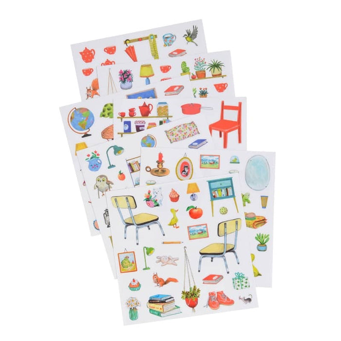 Ma Maison - Coloring Book & Stickers