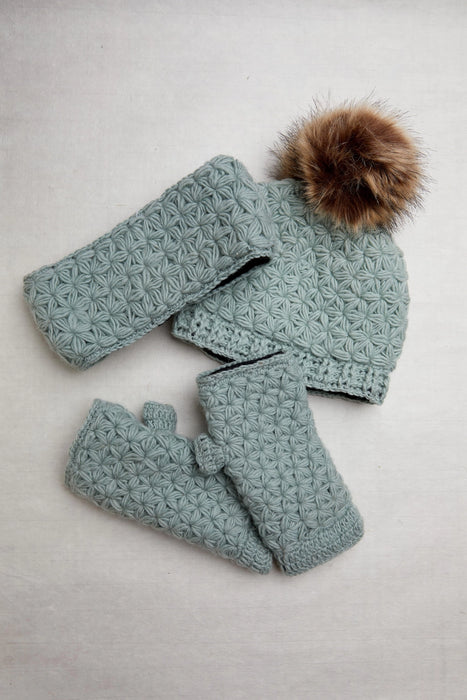 Addison Sage Crochet Handwarmers