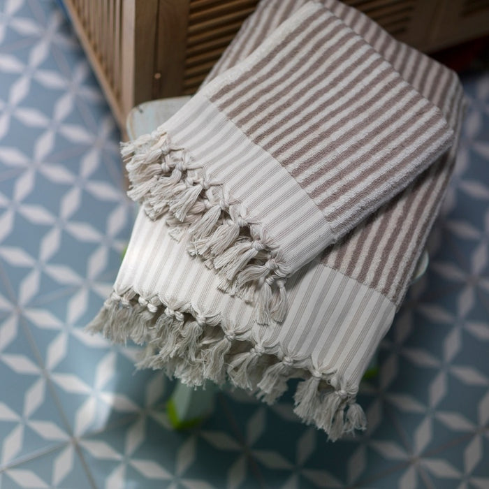 Striped Terry Hand Towel