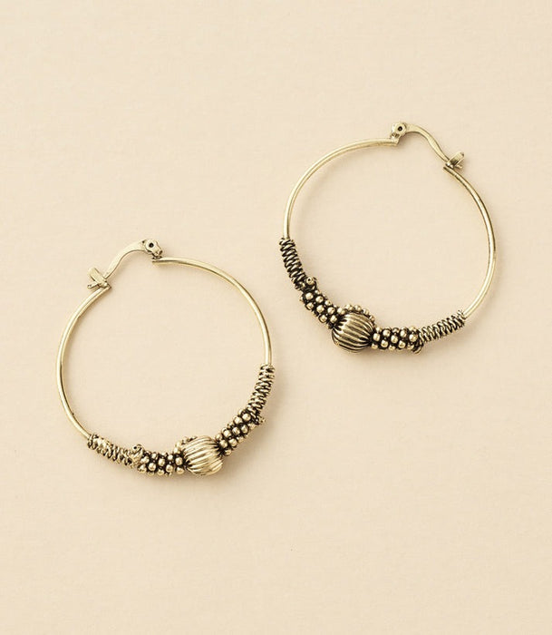 Rani Gold Hoop Earrings