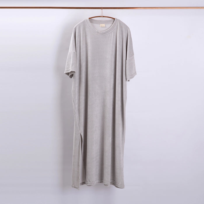 Terry Long Shirt Dress