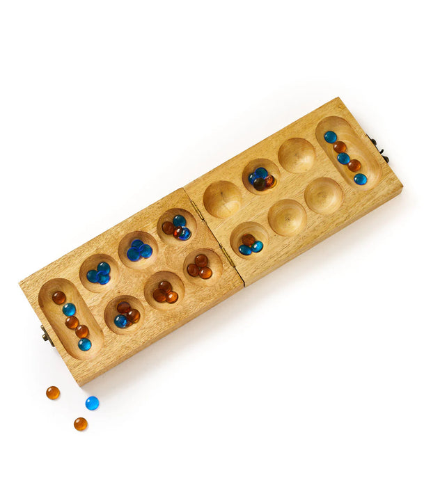 Mancala Mango Wood Game Set