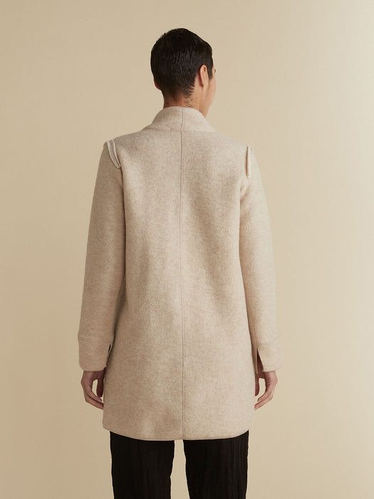 Boiled Wool Peacoat