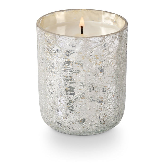 Balsam & Cedar Small Boxed Crackle Glass Candle