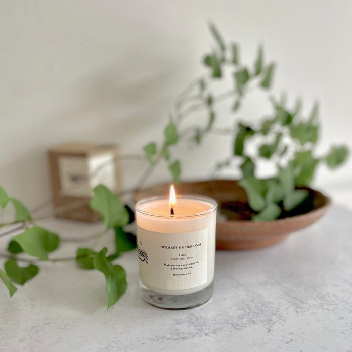 Land - Cedar, Sage & Grass Soy Candle