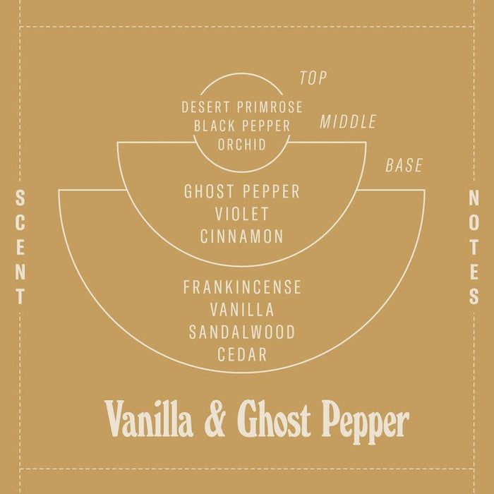 Vanilla & Ghost Pepper *Limited Edition* Soy Candle - 7.2 oz