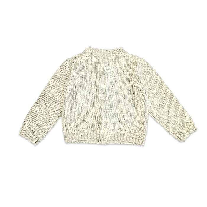 Organic Cotton Chunky Knit Baby Cardigan