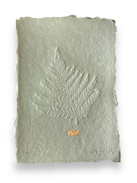 Limited Edition Embossed Fern & Tin Print