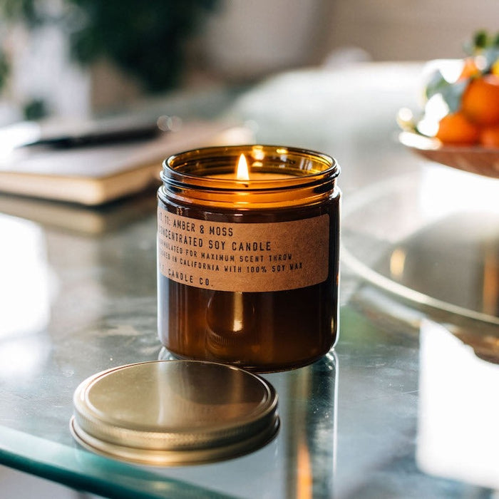 Amber & Moss - Large Concentrated Soy Candle