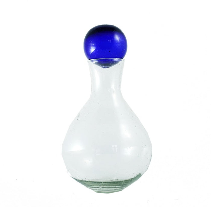 Roly Poly Large Glass Decanter with Topper