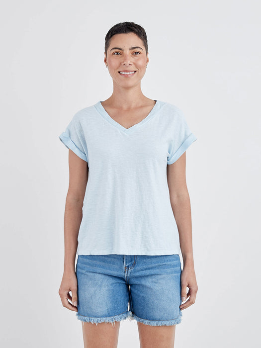 V-Neck Cap Tee