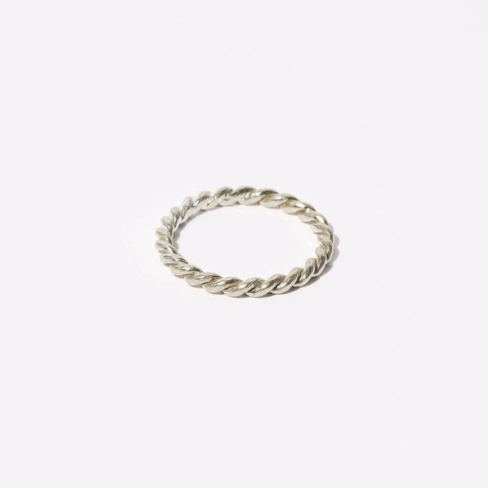 Mini Sterling Silver Rope Ring