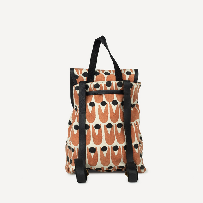 Fabric Mini Fold Over Backpack