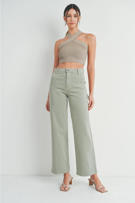 The Cargo Wide Leg Jean