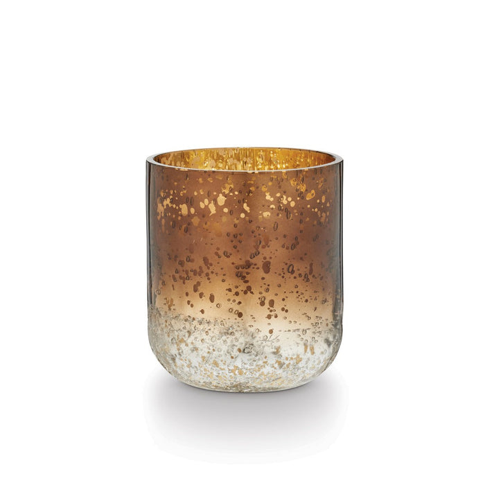 Woodfire Crackle Small Radiant Glass Candle