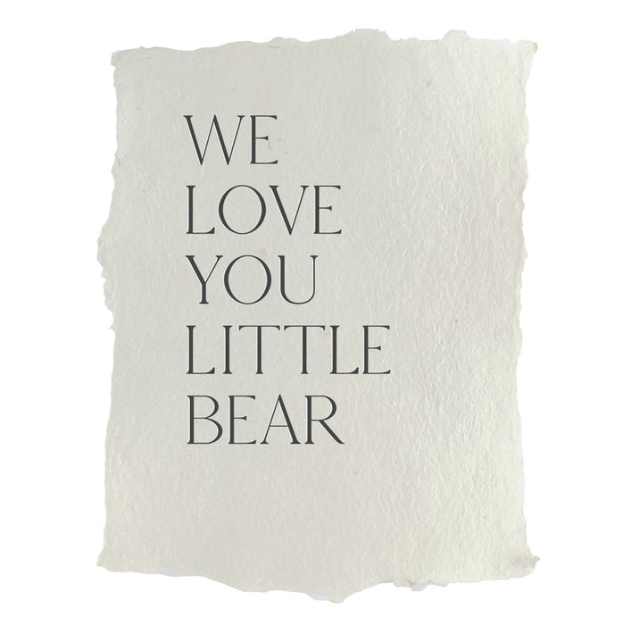 Little Bear Art Print