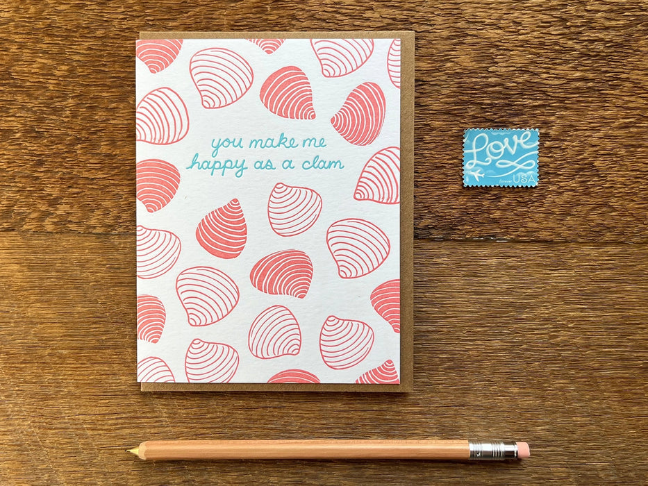 Happy Clam Card