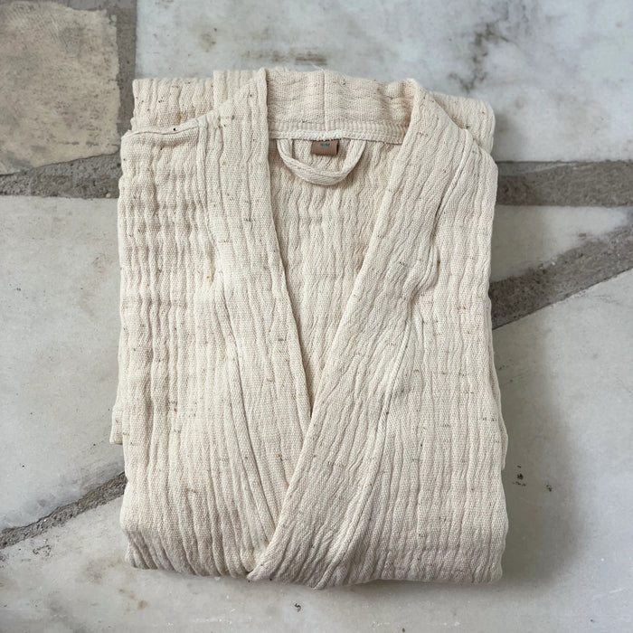 Muslin Bathrobe in Cotton Nope Yarn