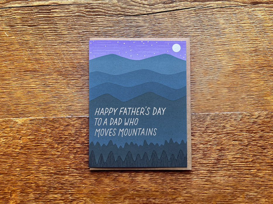 Dad Mountains Card