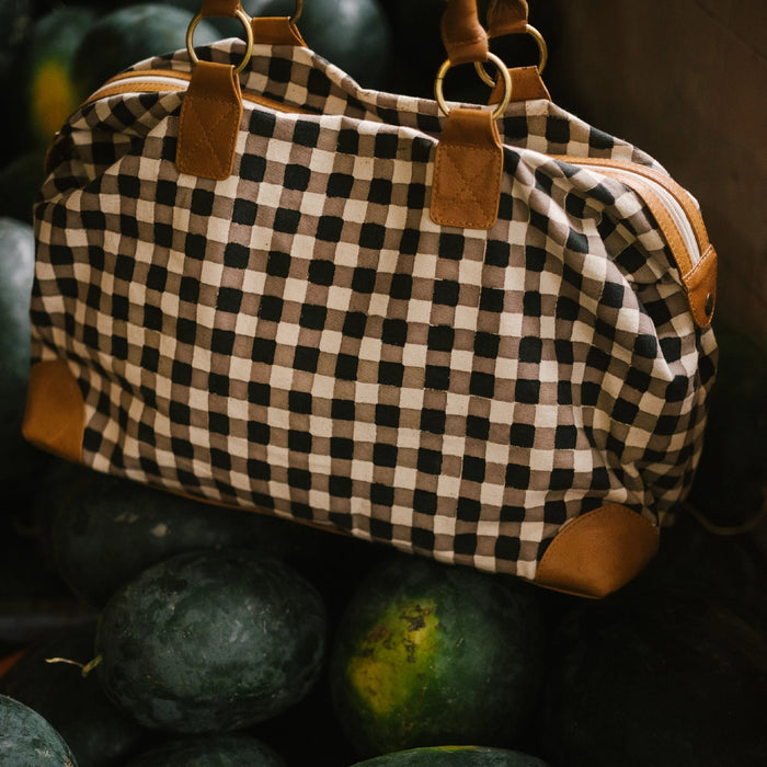 Malti Weekender - Ink Gingham