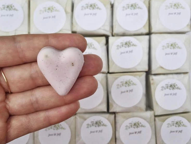 Mini Natural Handmade Heart Soap