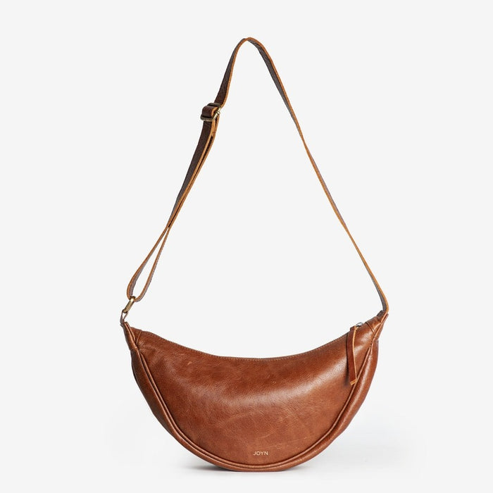 Leather Moon Sling Bag