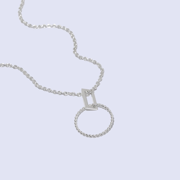 Mooring Charm Necklace - Sterling Silver