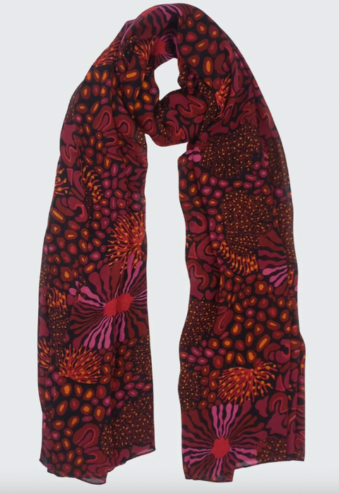 Hearty Colors Print Scarf