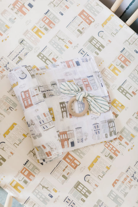 My Neighborhood - Organic Cotton Swaddle