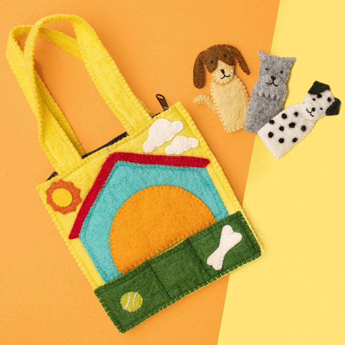 Doggy Felt Puppet Bag